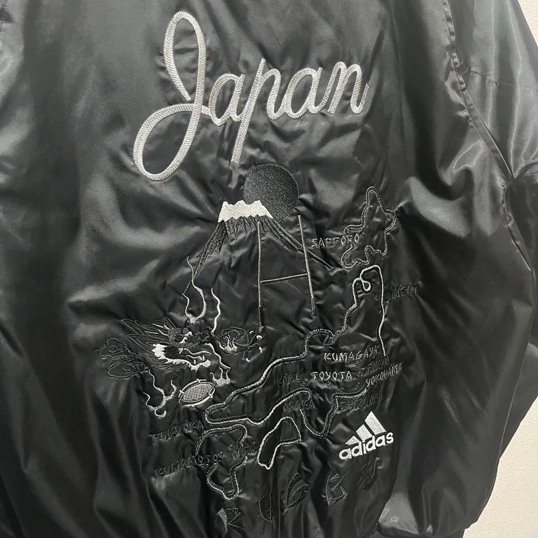 adidas ALL BLACKS 中綿入りスカジャン　Mサイズ 美品