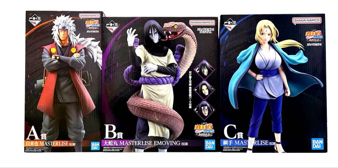 キ*ノ様 新品未開封！　一番くじ ナルト　NARUTO 疾風伝　伝説の三忍 AB