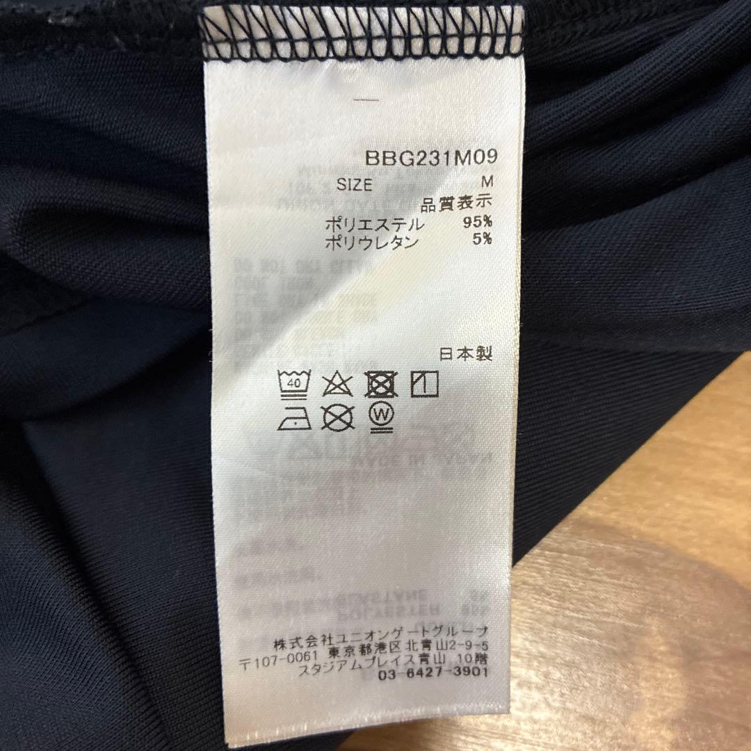 【試着のみ】BRIEFING 両面プリント ハイネック モックネック トップス