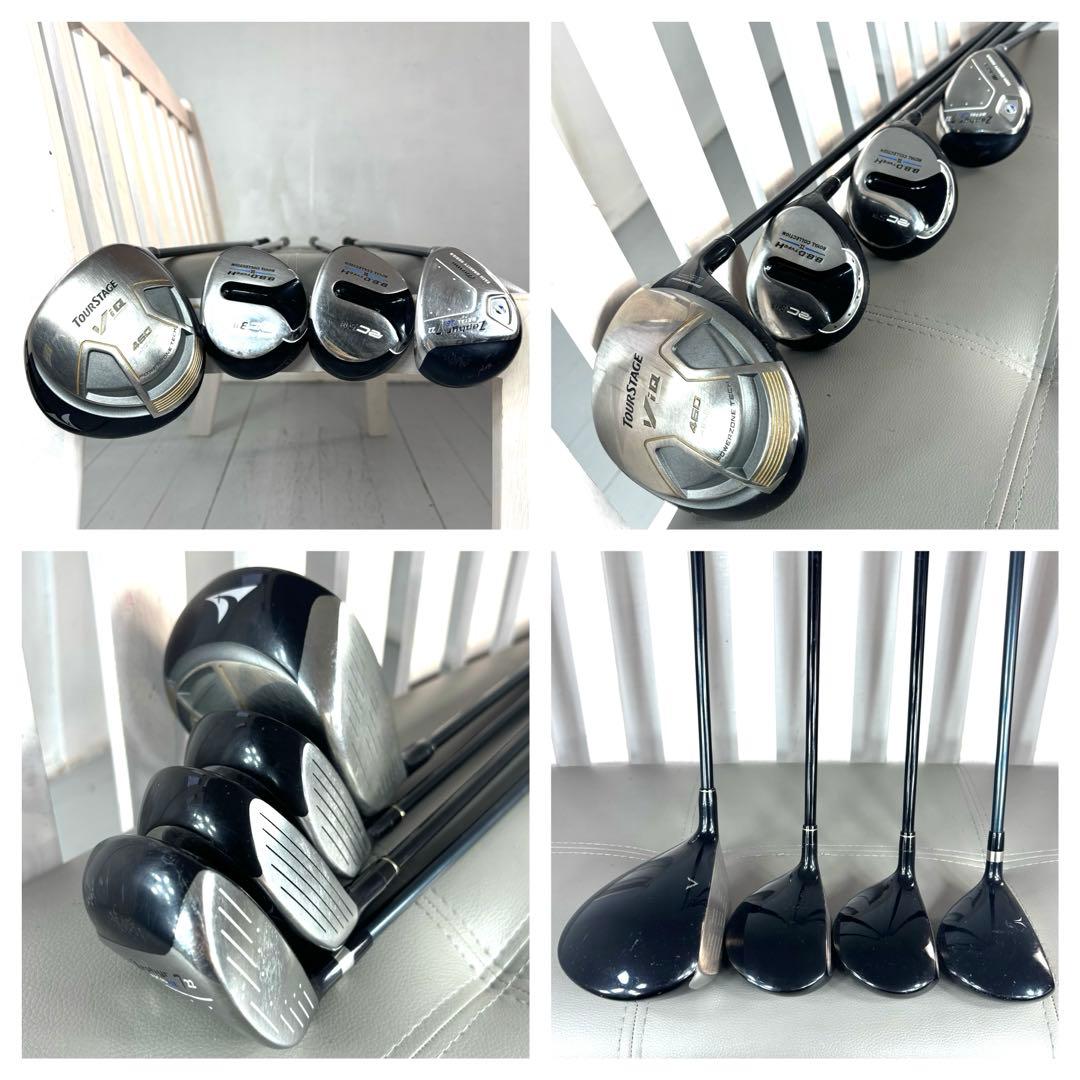 本格派 メンズゴルフクラブ 12本 フルセット ゴルフセット お試しセット