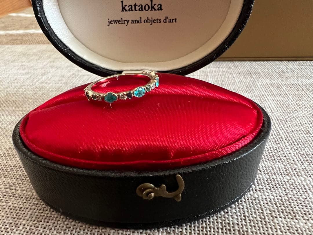 【即購入OK】kataoka パライバトルマリンリング 11号 Abheri