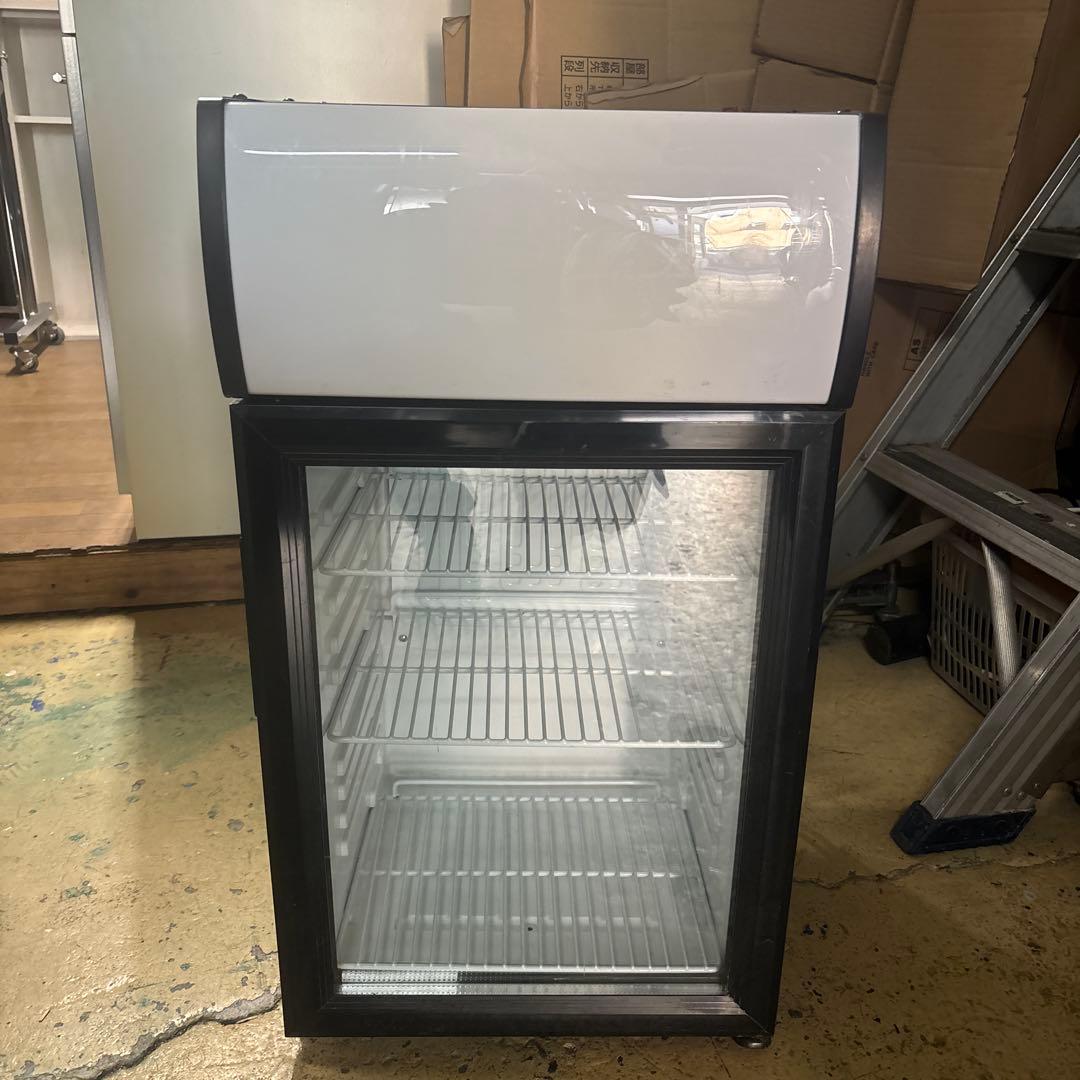 コンパクト冷蔵庫 1ドア ホワイト/ブラック