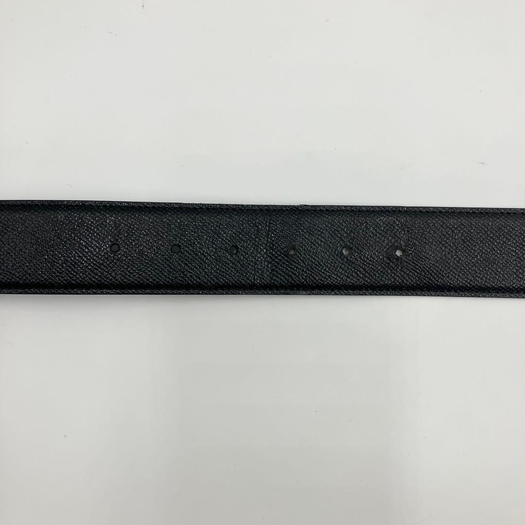 極美品✨ブルガリ ベルト サークルロゴ ビーゼロワン レザー ブラック