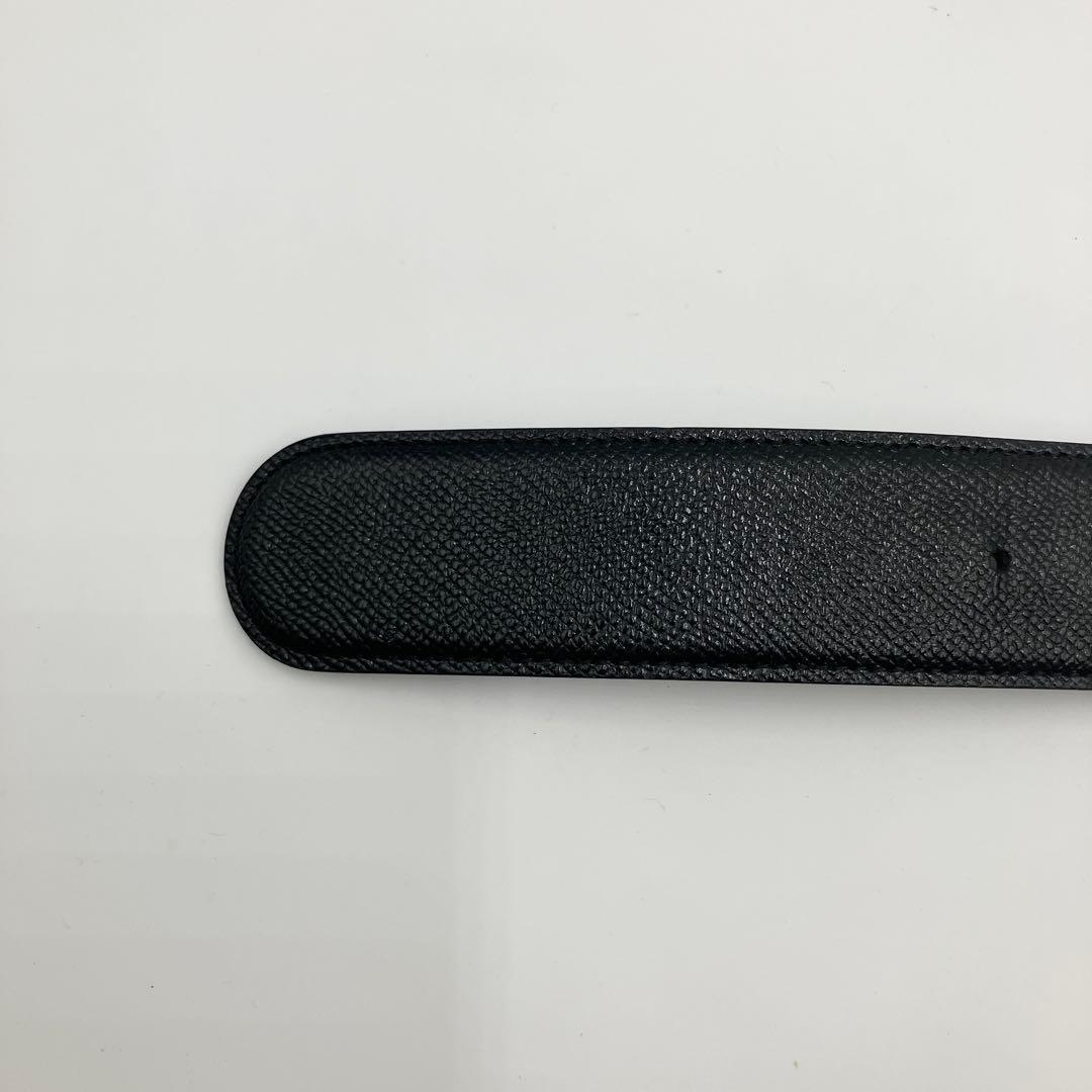 極美品✨ブルガリ ベルト サークルロゴ ビーゼロワン レザー ブラック