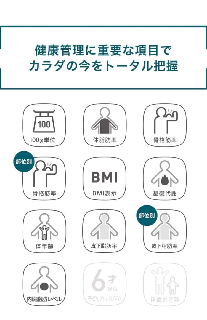 OMRON Bluetooth体重計