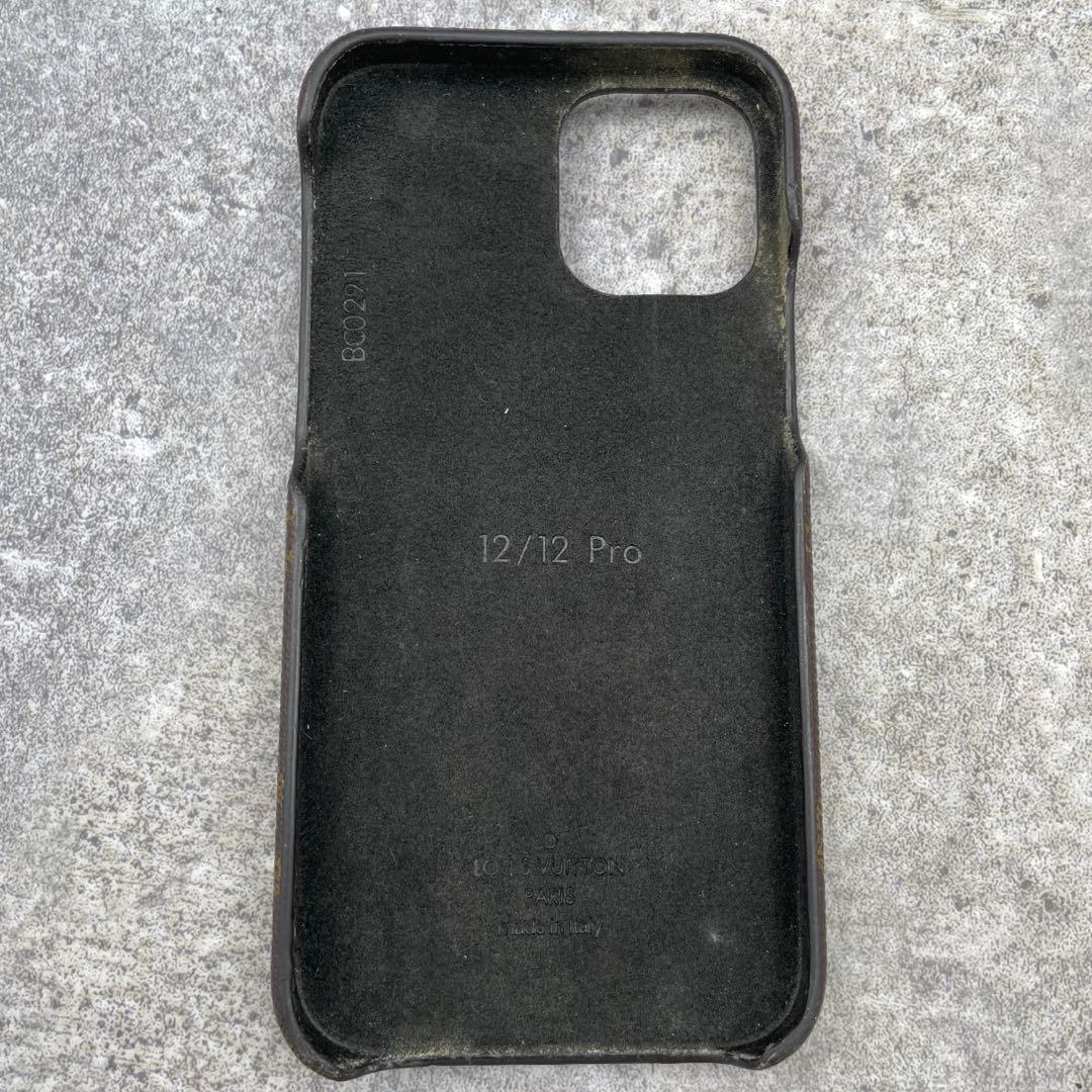 【美品】ルイヴィトン　iPhoneケース12/12pro対応　モノグラム