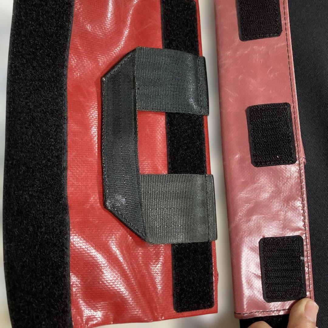 FREITAG メッセンジャーバッグ 赤/白　JOE ショルダーパッド付き