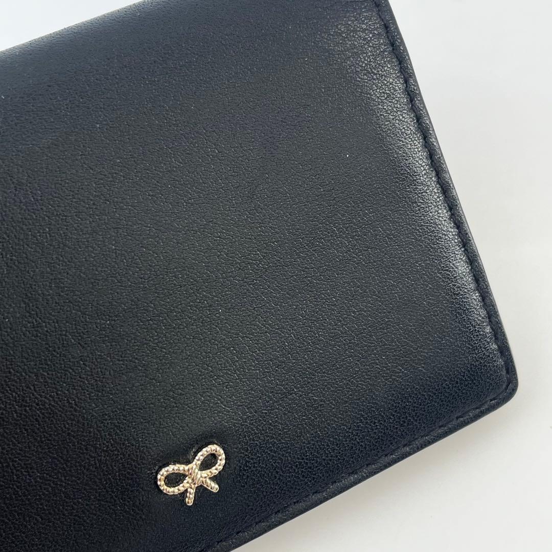 美品　Anya Hindmarch 黒 名刺入れ