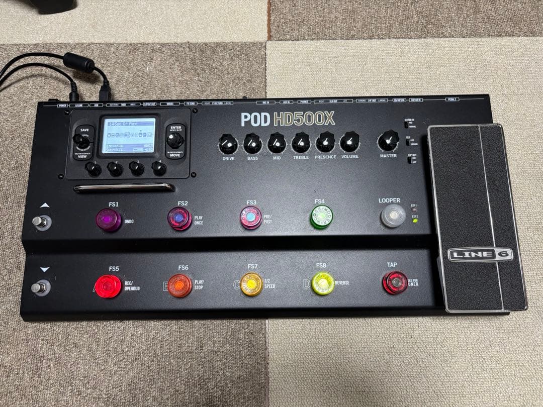 ギター LINE6 POD HD500X