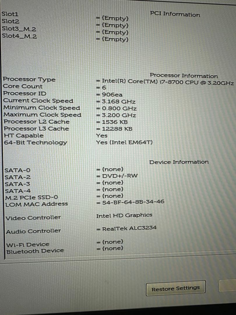 Dell OptiPlex 3060 デスクトップPC