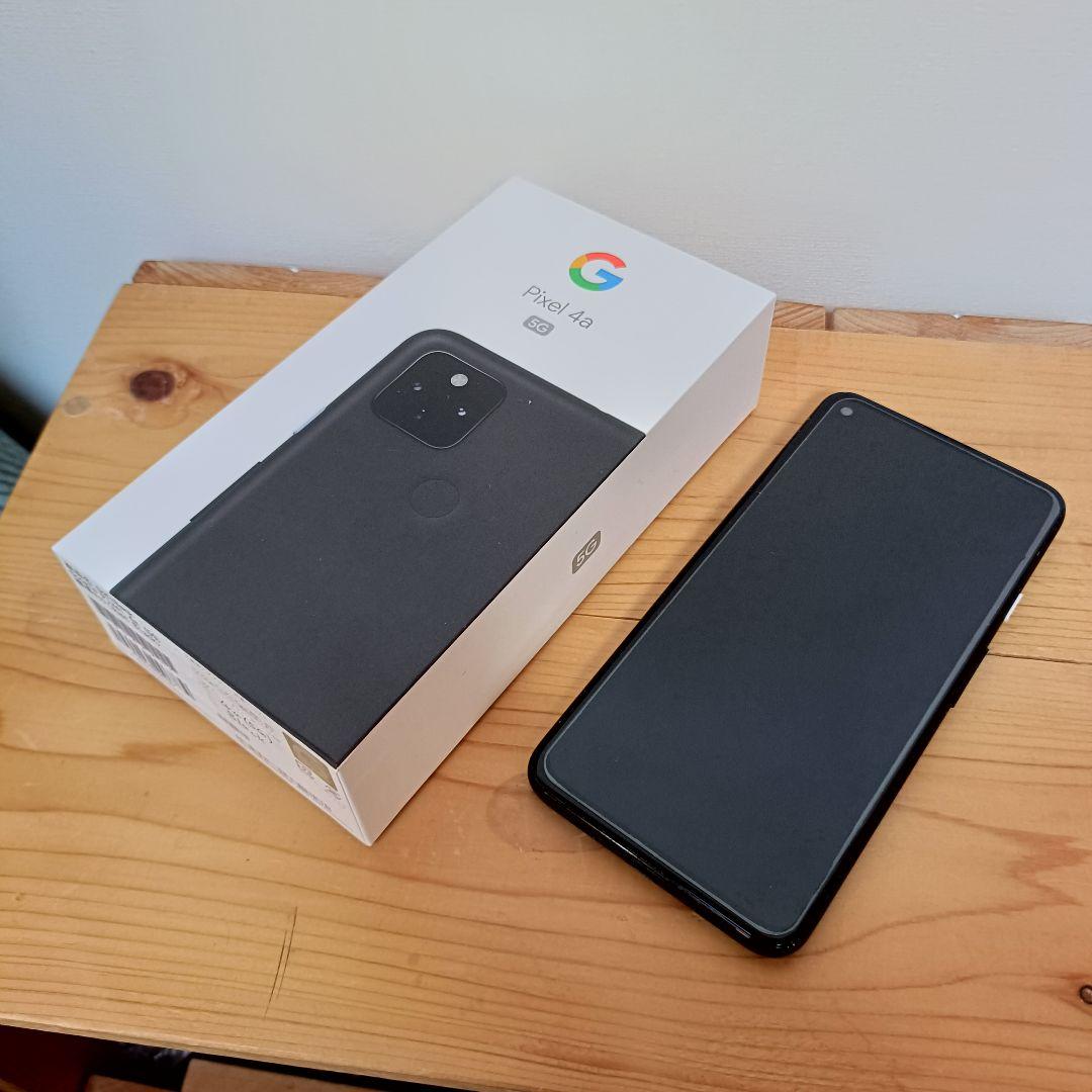 Google Pixel 4a(5g) ブラック 本体 128GB simフリー