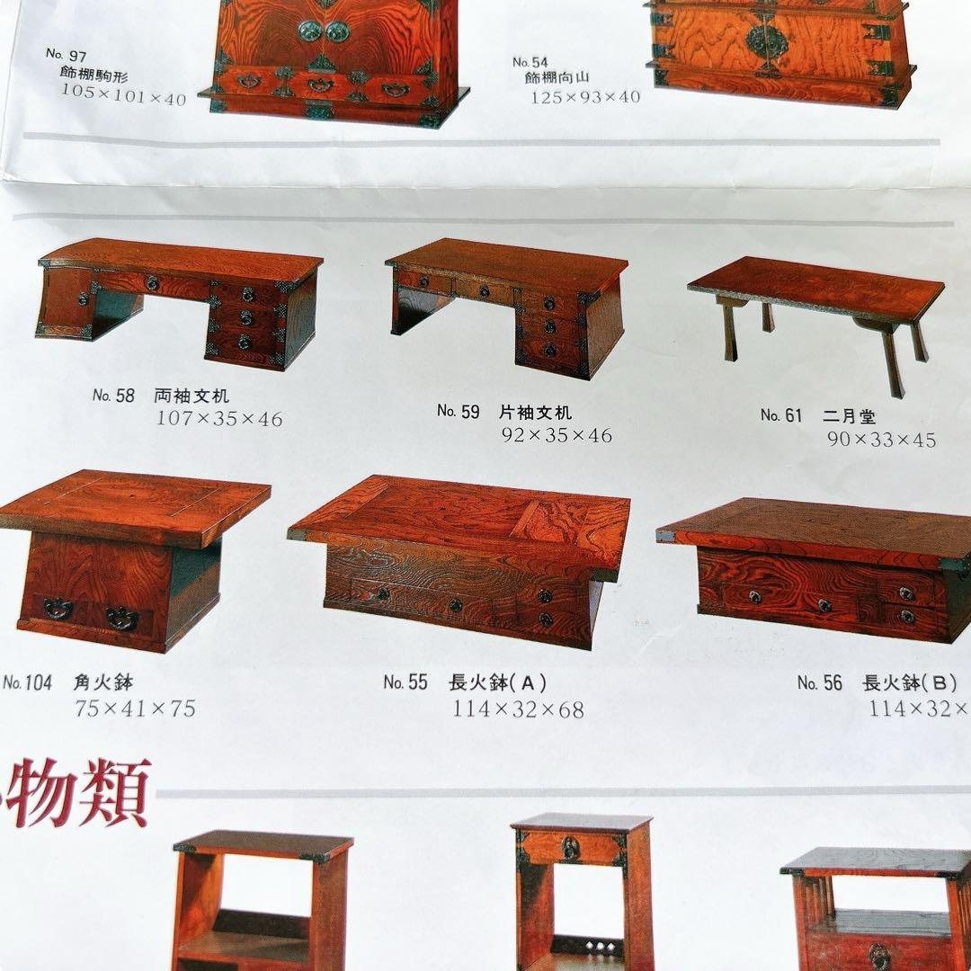 【アンティーク家具】岩谷堂箪笥の長火鉢 定価:27万4000円