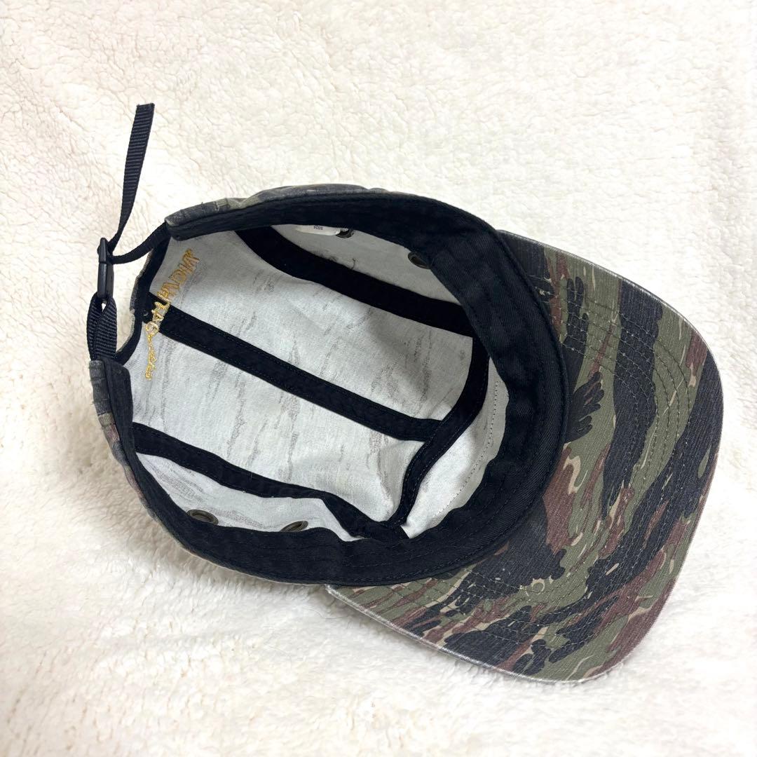 【希少レア】Supreme ミリタリーキャンプキャップオリーブタイガーカモ