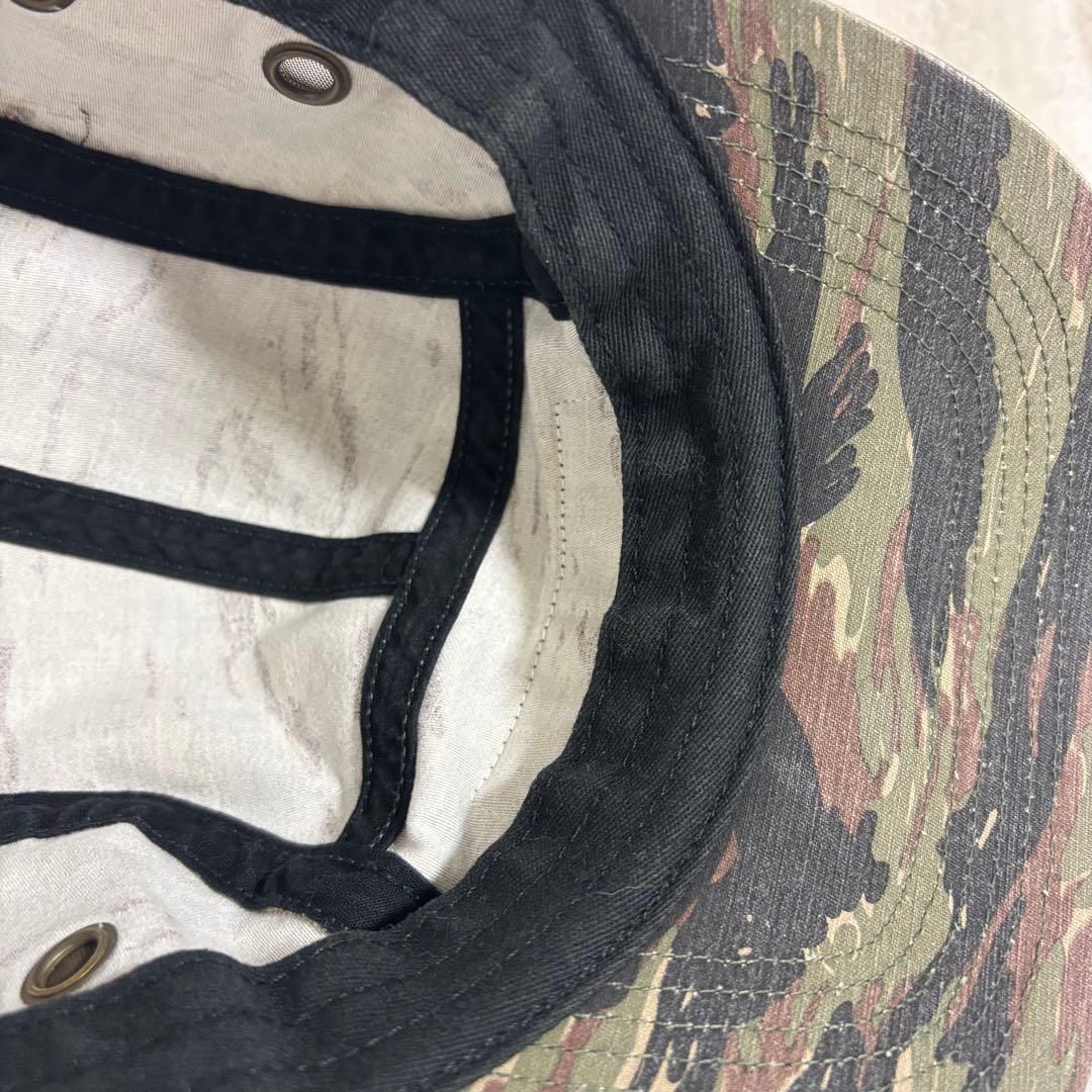 【希少レア】Supreme ミリタリーキャンプキャップオリーブタイガーカモ