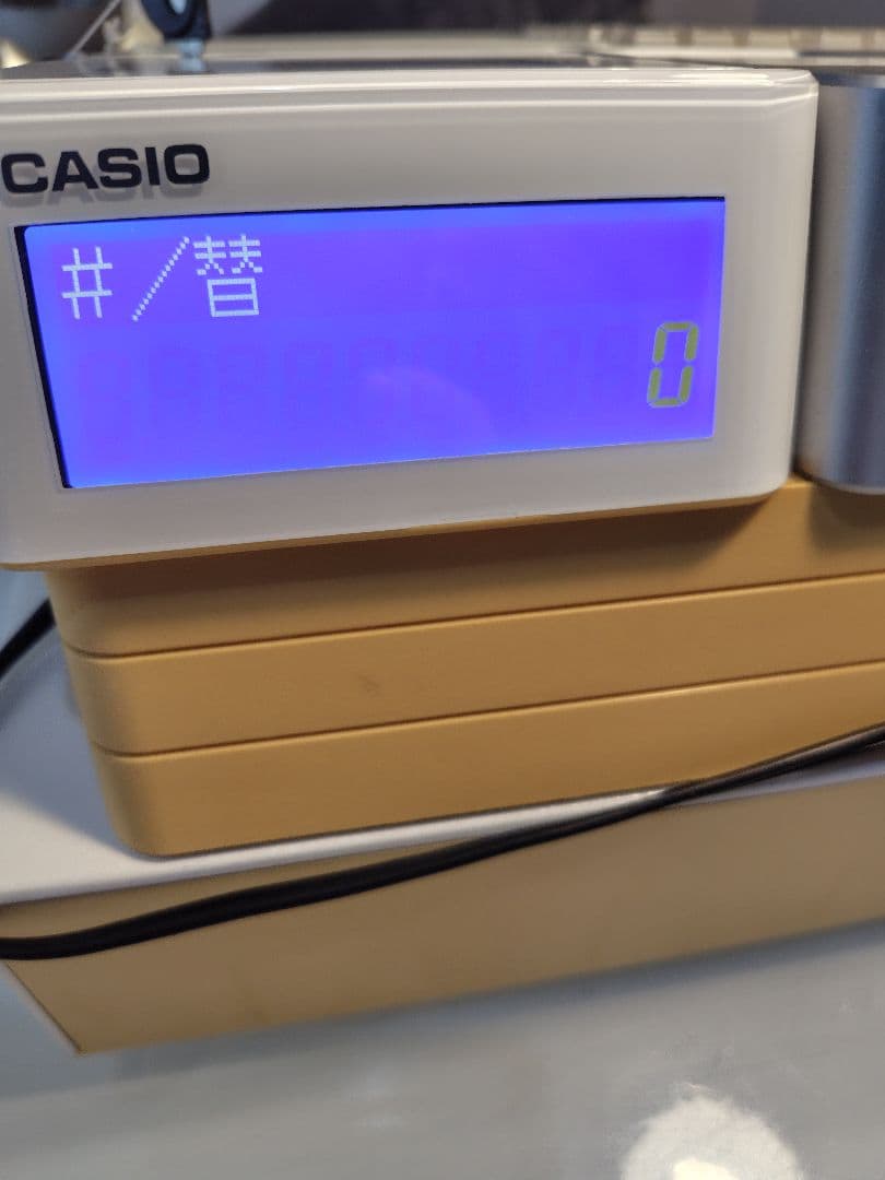 CASIO SR-C550-45WEワンタッチメニュー72種類レジスターホワイト