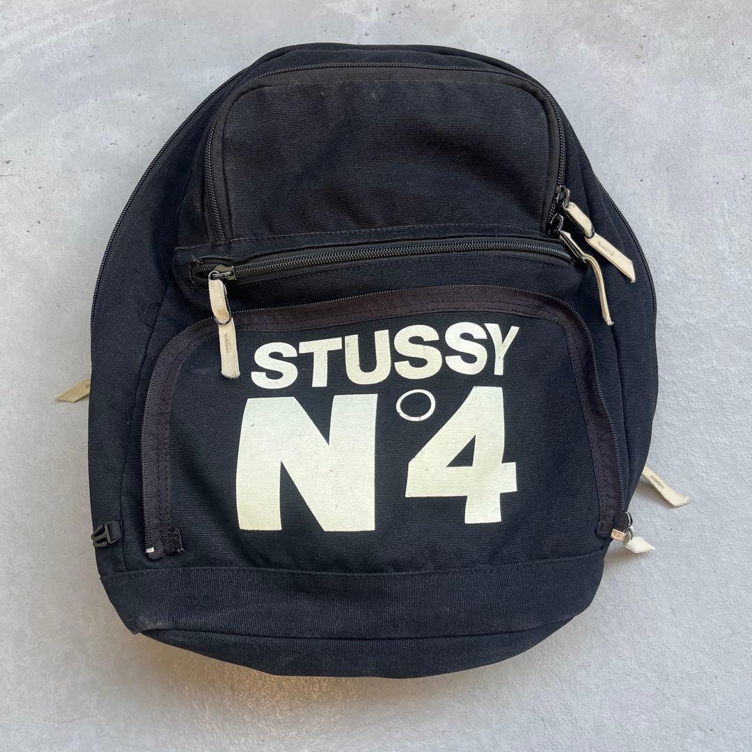 年末セール‼️old stussy 90sリュックサック　バック　紺タグ　 n4