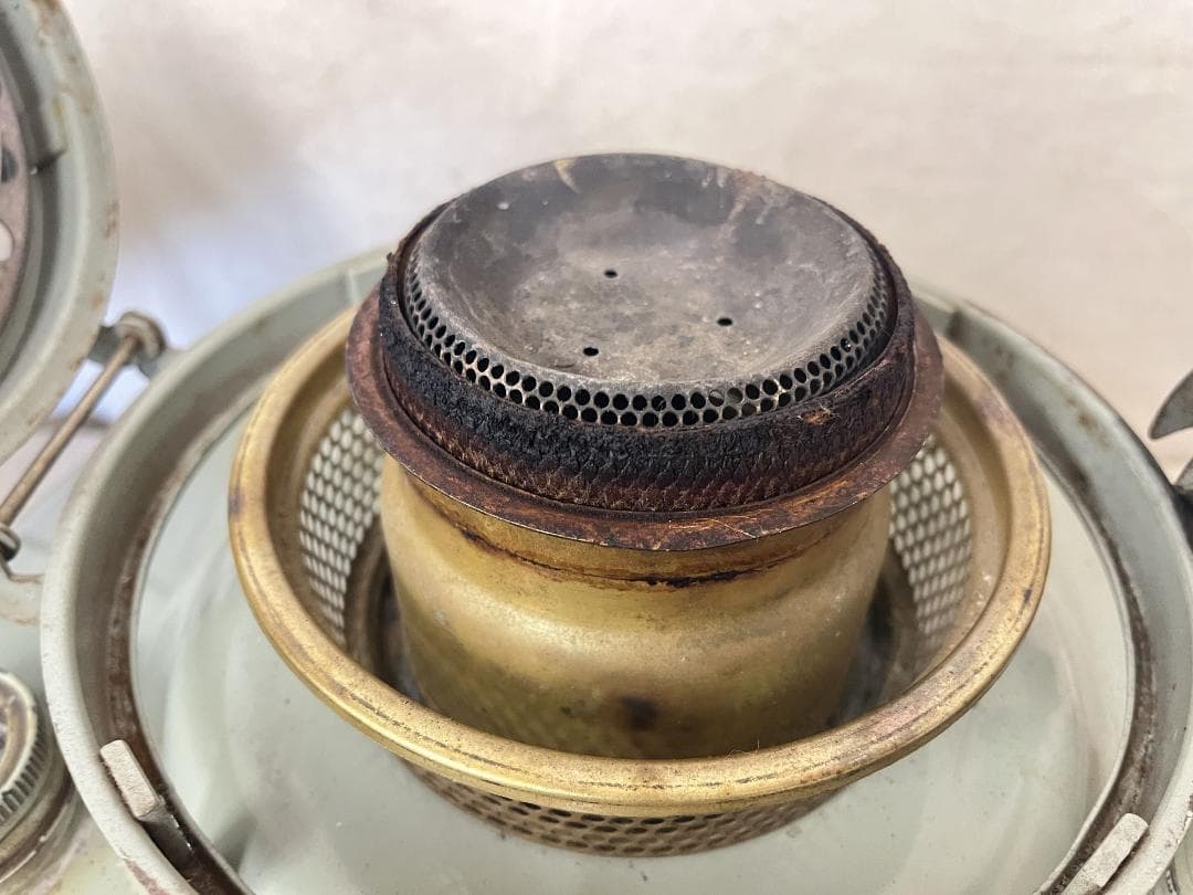 超希少【Aladdin】 アラジン ブルーフレーム１６型 赤ハンドル 箱付き