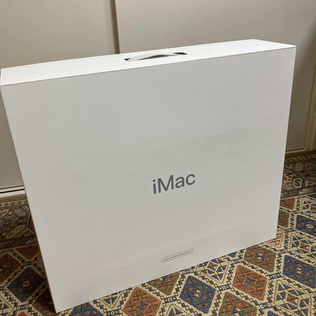 iMacパープル24インチ 8GB M1チップ 箱あり梱包済