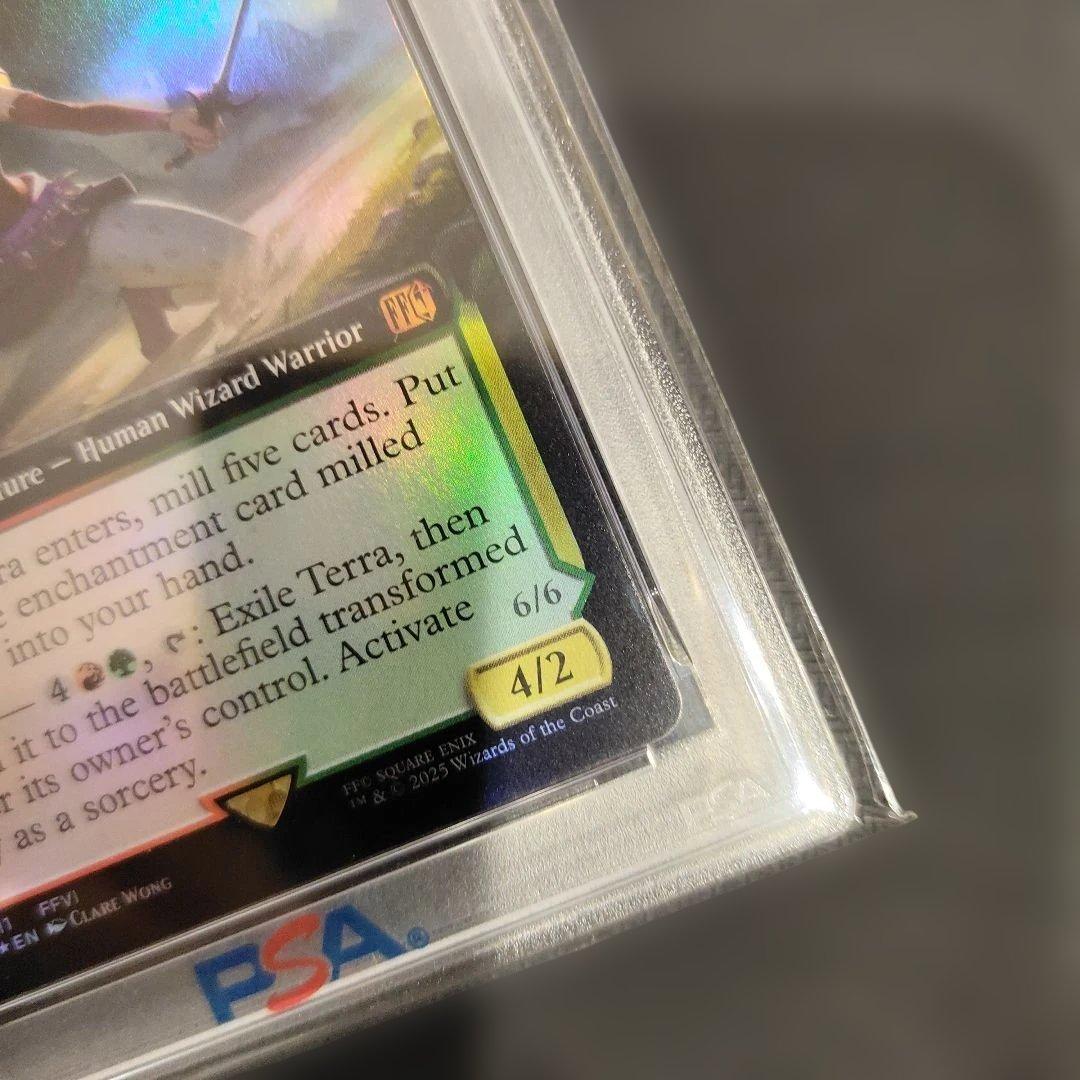 PSA10　MTG　魔導戦士、ティナ　拡張 Foil　英語　English