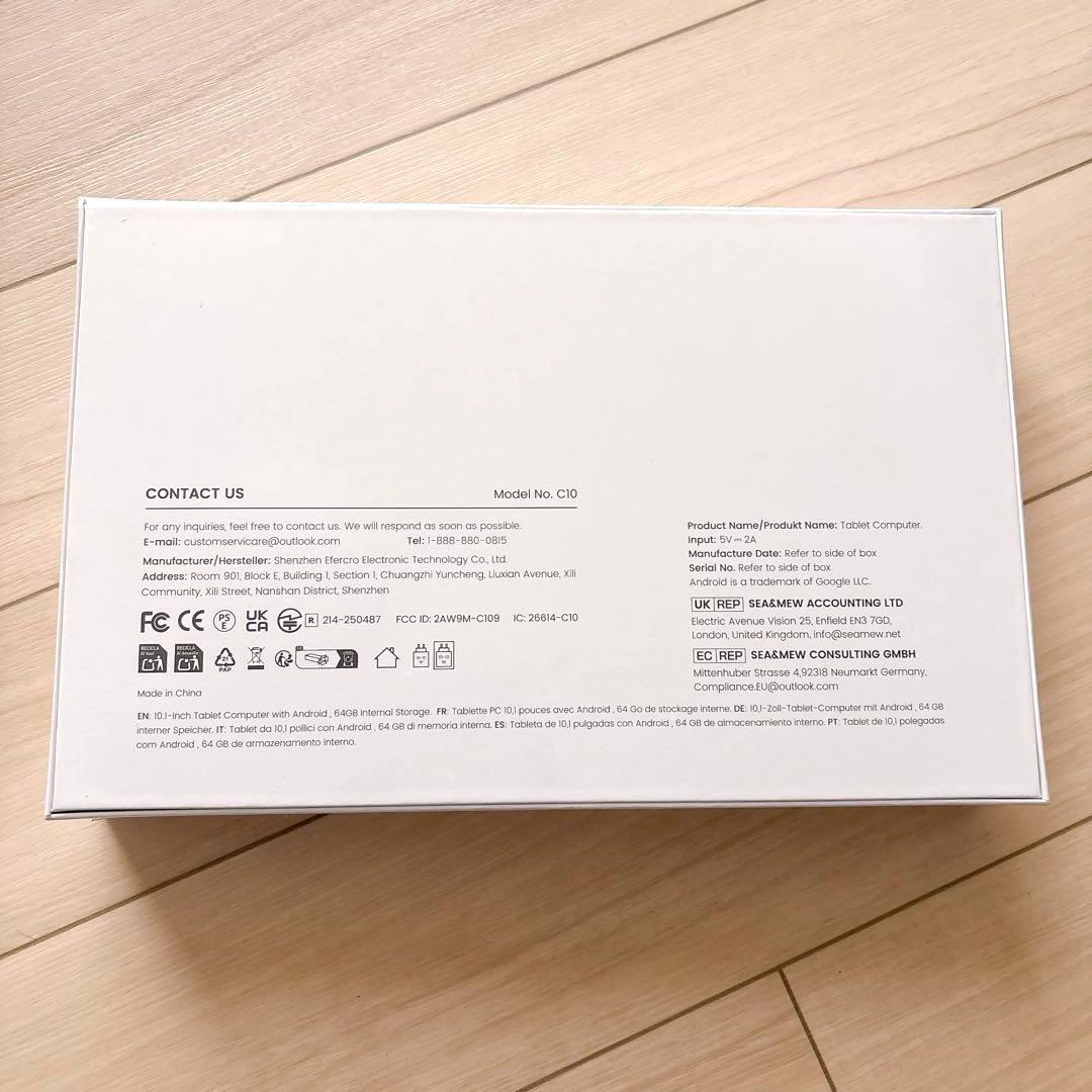 新品❣️タブレット 10インチ Android 15 Wi-Fi 8コアCPU