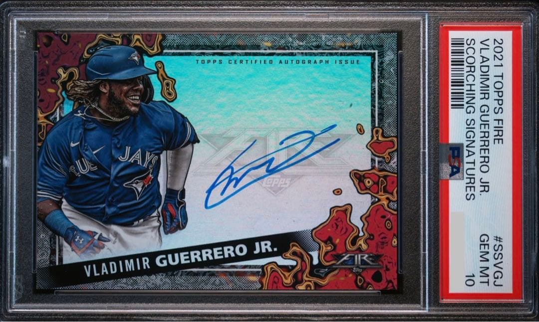 【激レア】 Topps ゲレーロjr 直筆サインカード 199枚限定 PSA10