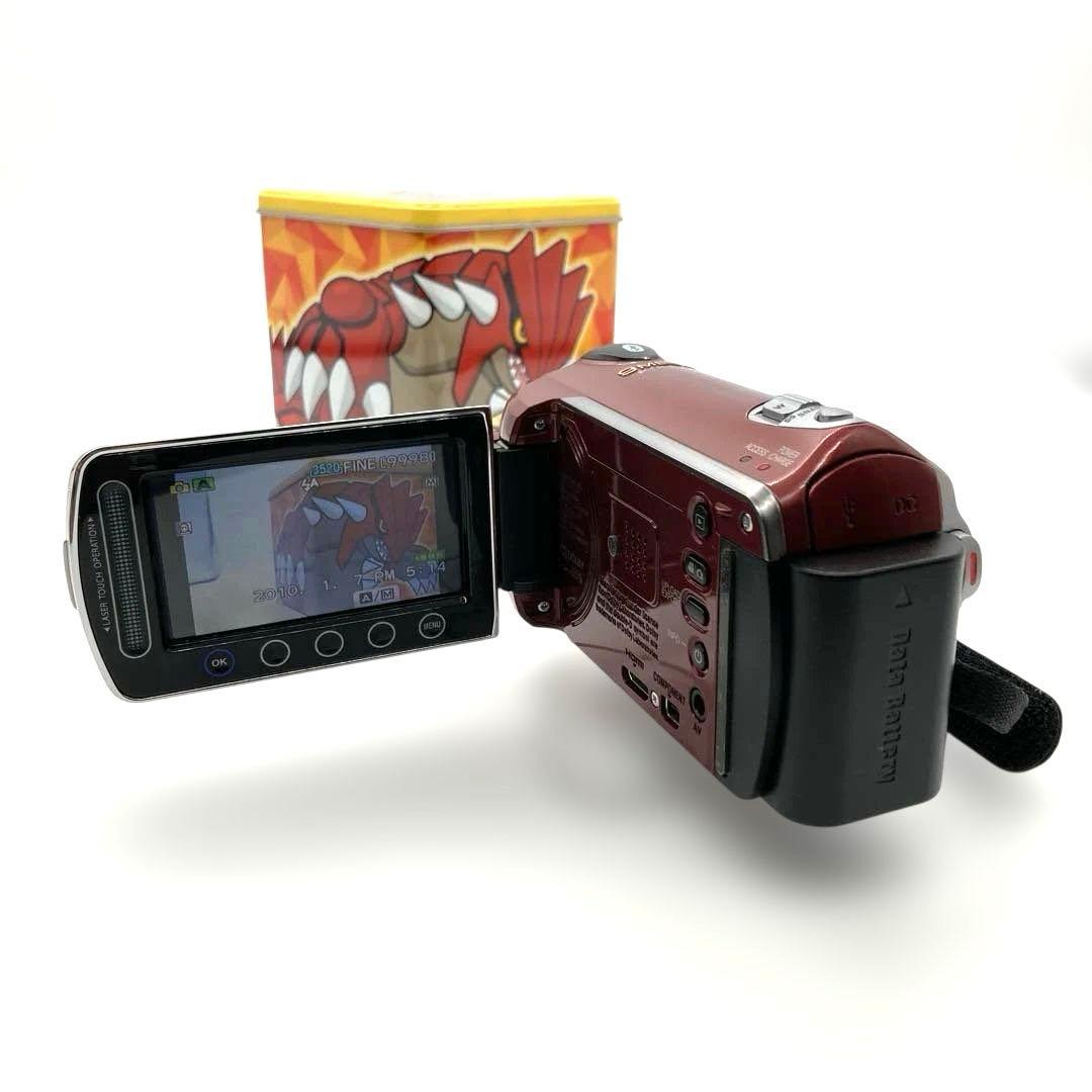 【美品】JVC Everio(エブリオ)GZ-HM570-ルージュレッド