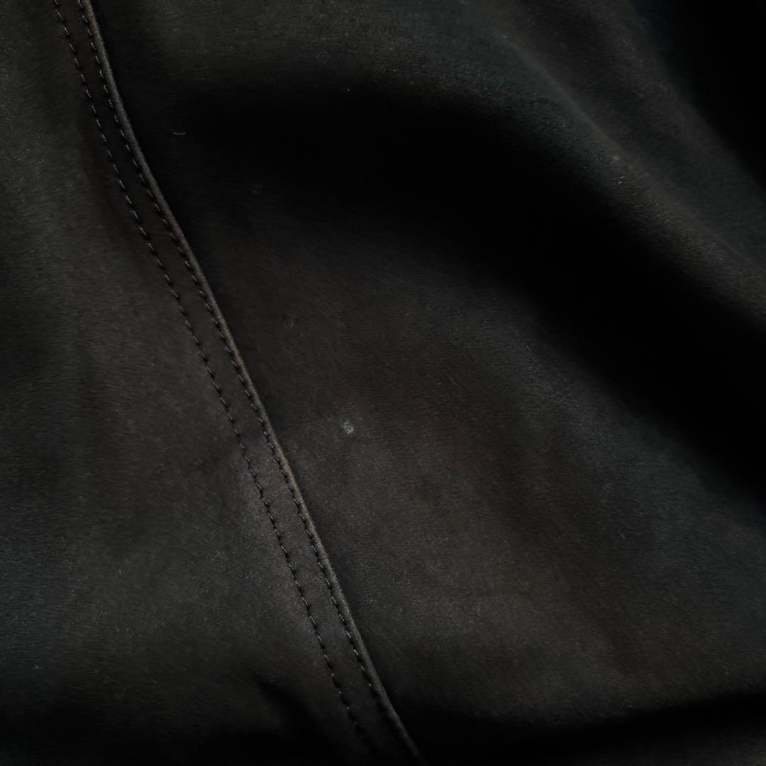 【90s】スウェード スウィングトップ ブルゾン リバーシブル 本革