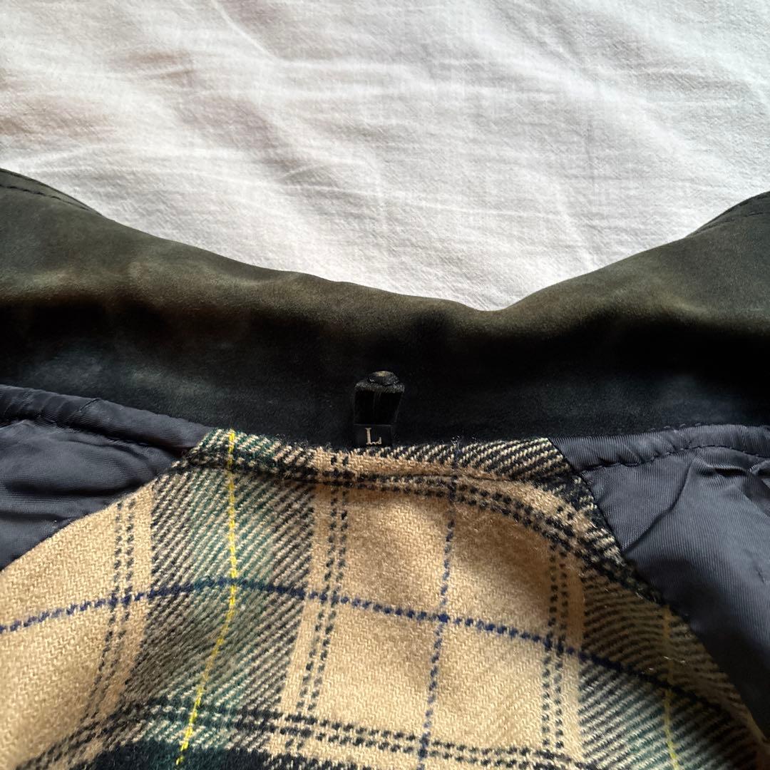 【90s】スウェード スウィングトップ ブルゾン リバーシブル 本革