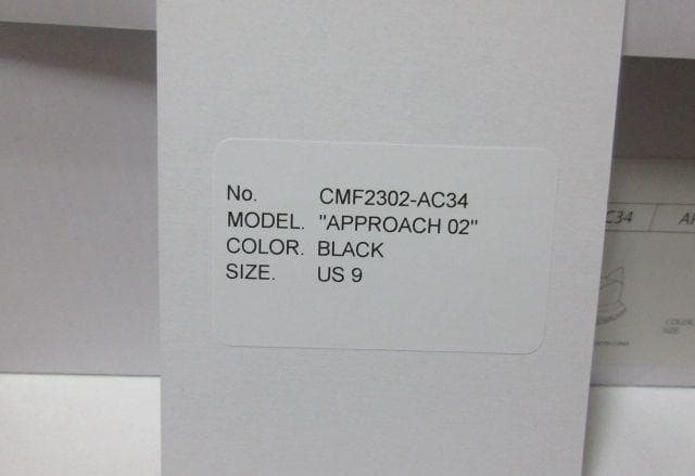 コムフィーアウトドアガーメント APPROACH 02 スニーカー シューズ 黒