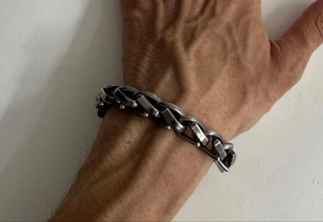 美品　TIFFANAY フォージ ラージリンク ブレス