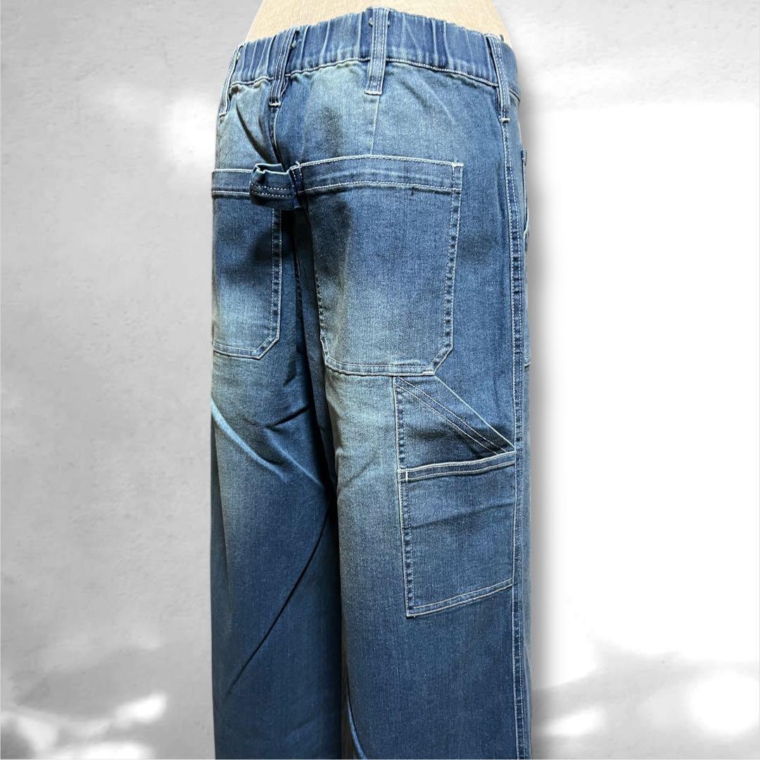 ♥️新品未使用♥️ MICALLEMICALLE ワイドベイカーデニムパンツ L