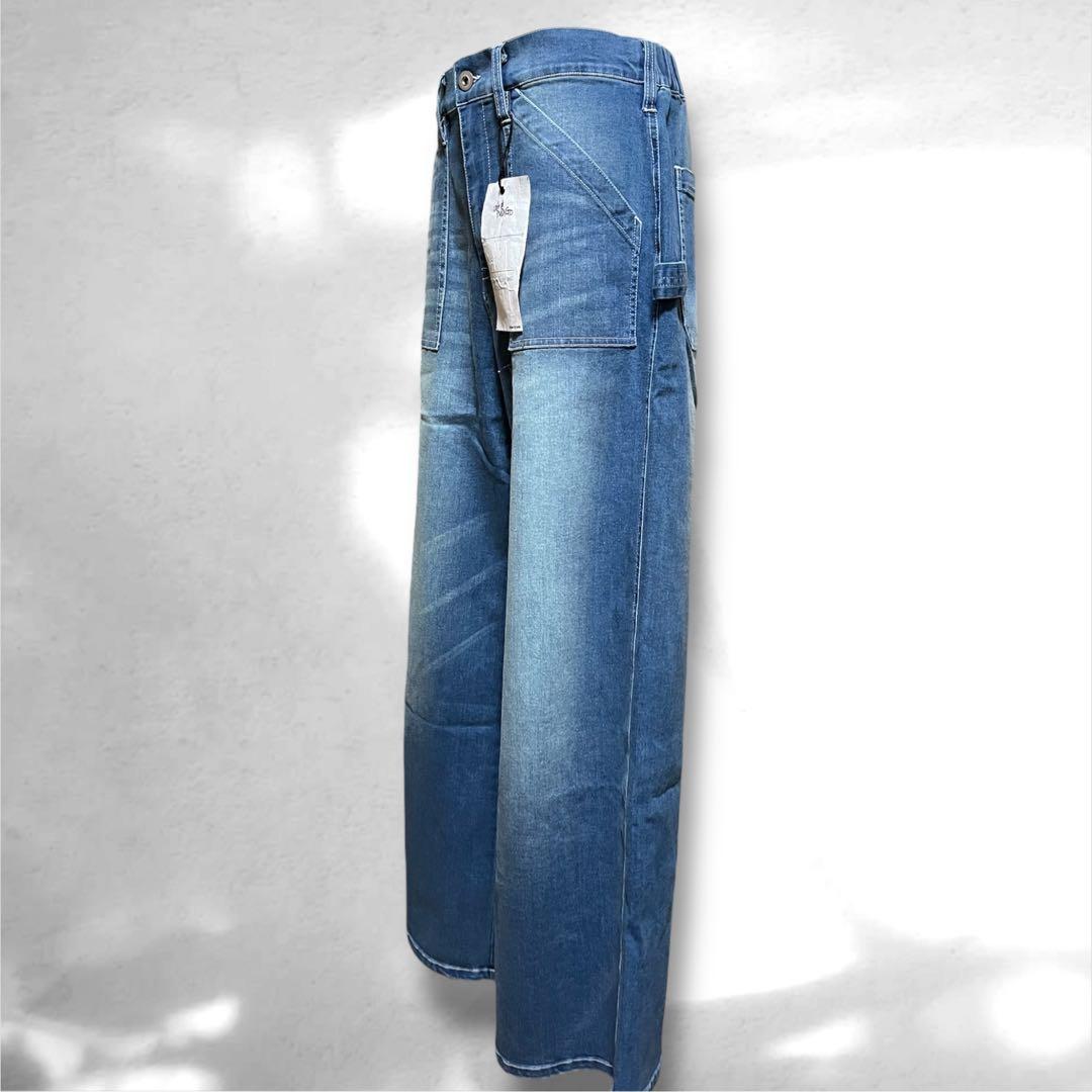 ♥️新品未使用♥️ MICALLEMICALLE ワイドベイカーデニムパンツ L