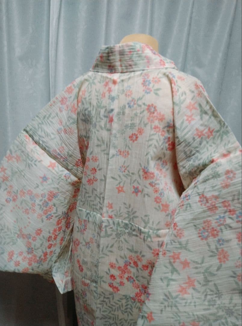 小千谷ちぢみ　花柄