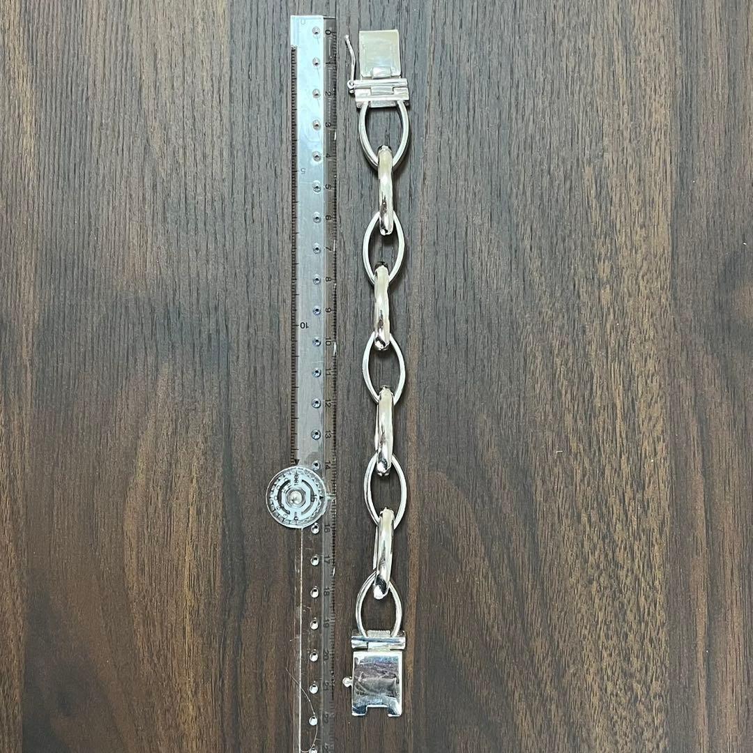 【新品・未使用】リンクチェーンブレスレット　シルバー925