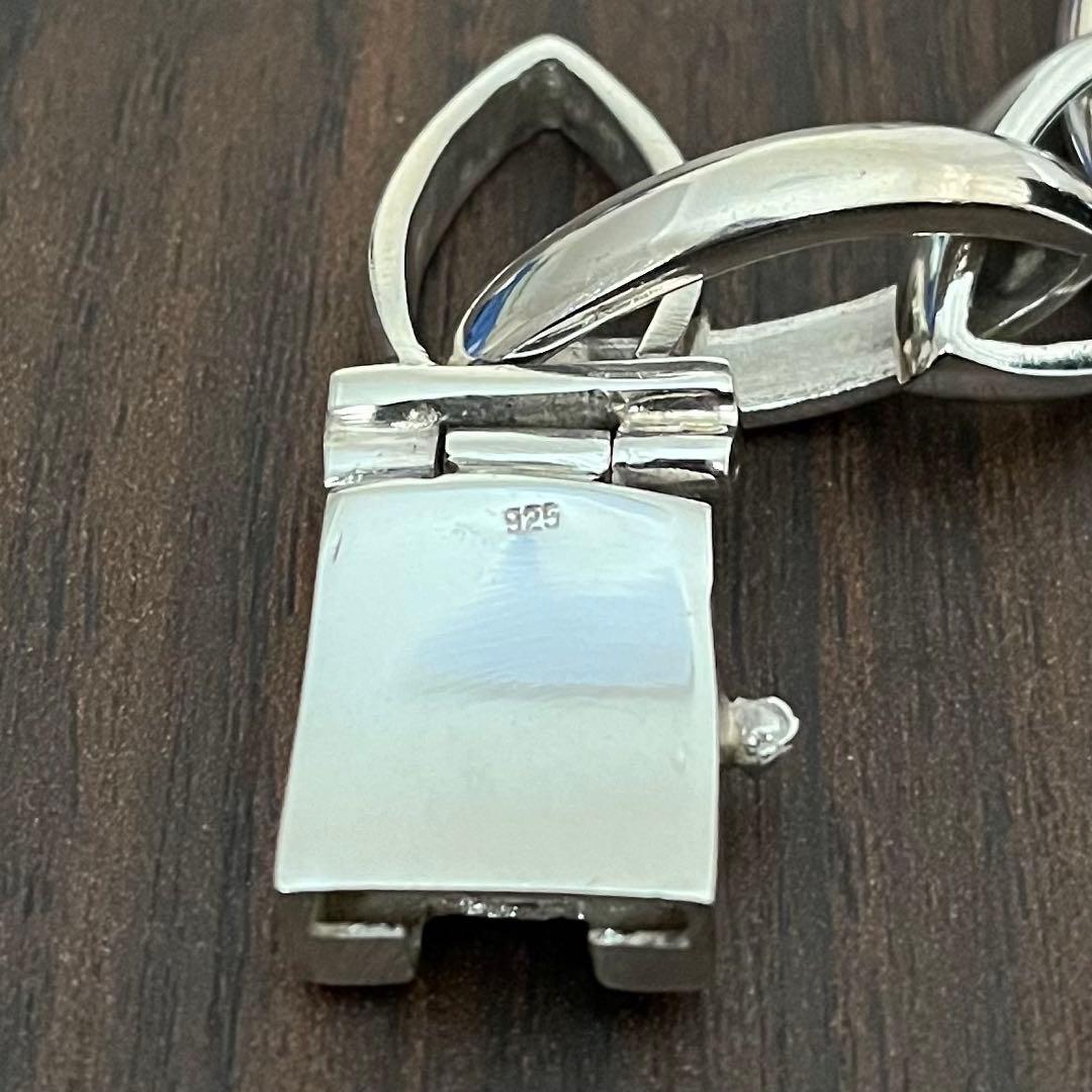 【新品・未使用】リンクチェーンブレスレット　シルバー925