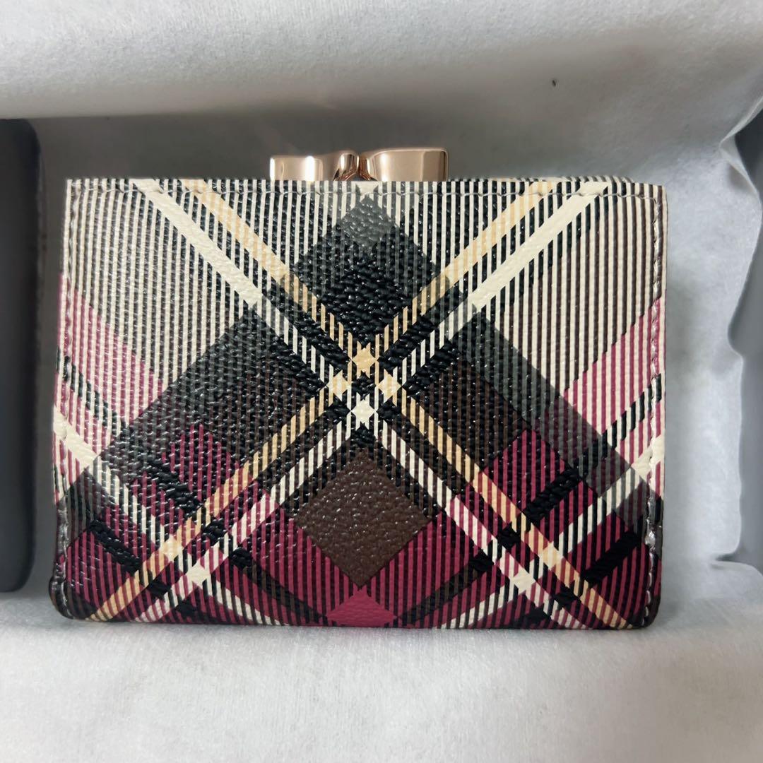 Vivienne Westwood チェック柄 三つ折り財布