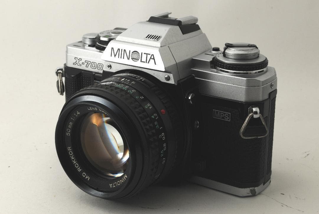 ミノルタ MINOLTA X-700 シルバー MD 50mm F/1.4 希少
