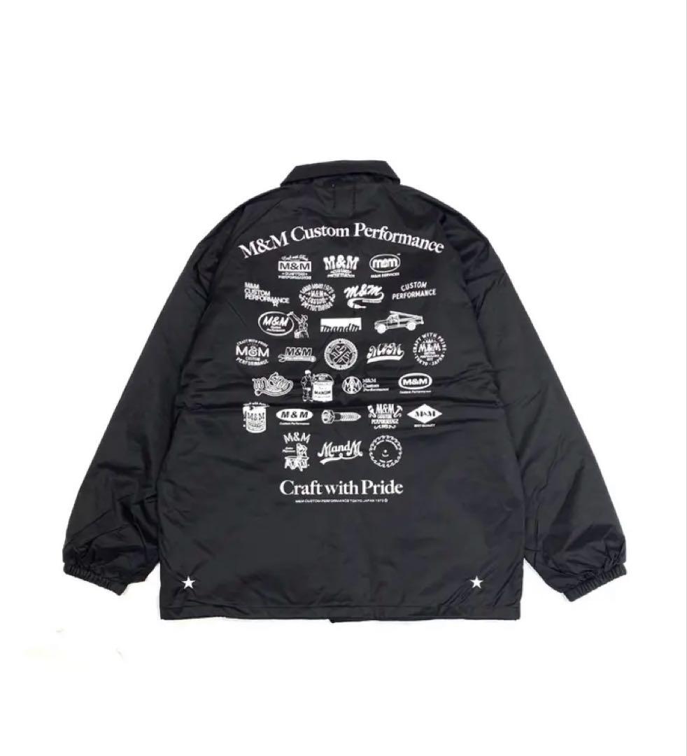 M&M CUSTOM PERFORMANCEナイロン ボア コーチジャケット　M