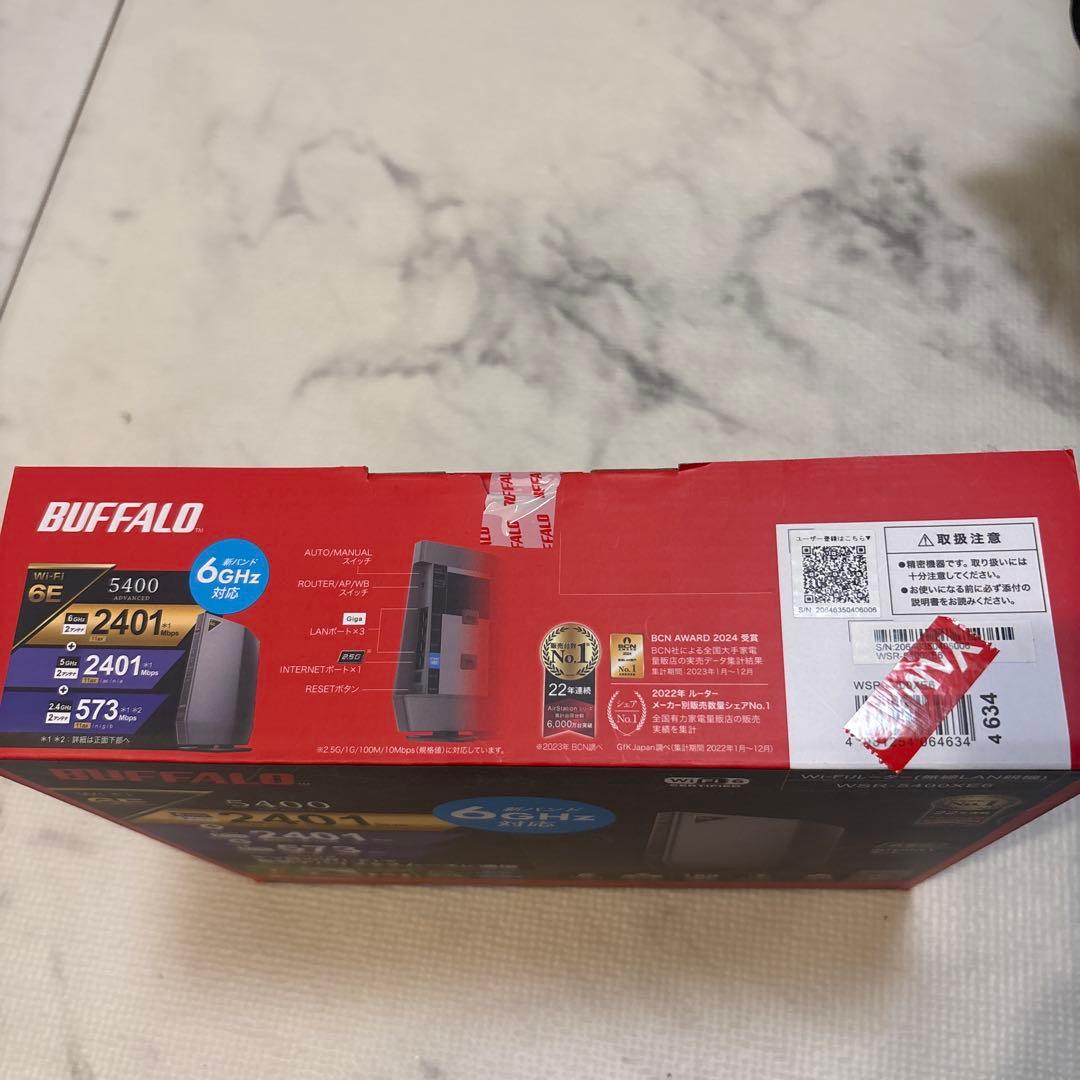 BUFFALO WSR-5400XE6 無線LANルーター　新品未開封