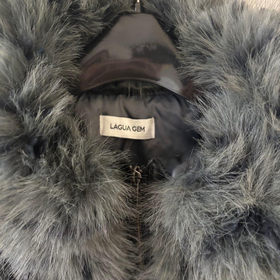 ラグアジェムPOMPOM FAUX ファージャケット