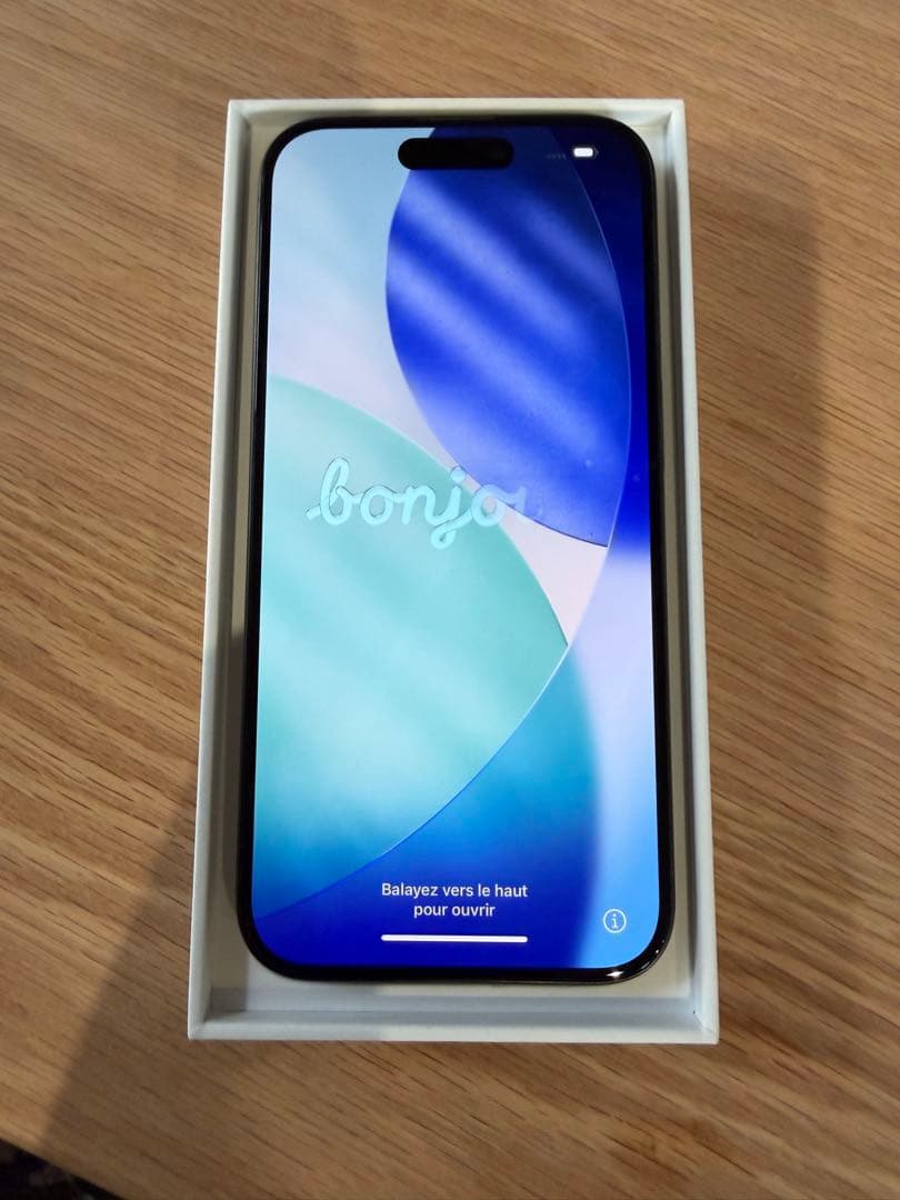 美品！Apple iPhone 15 Pro ブラックチタニウム 128GB