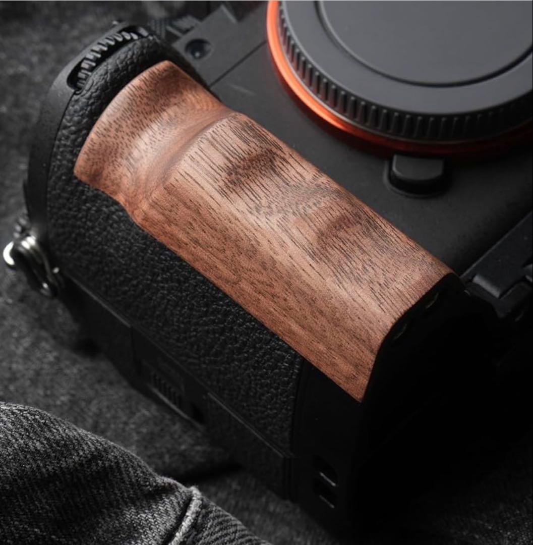 【新品・未開封】Sonyソニーa7v L型クイックリリースプレート　高級天然木