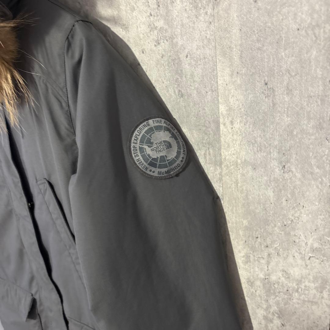 【美品】ザノースフェイス マクマードダウンジャケット ファー付　レディースM