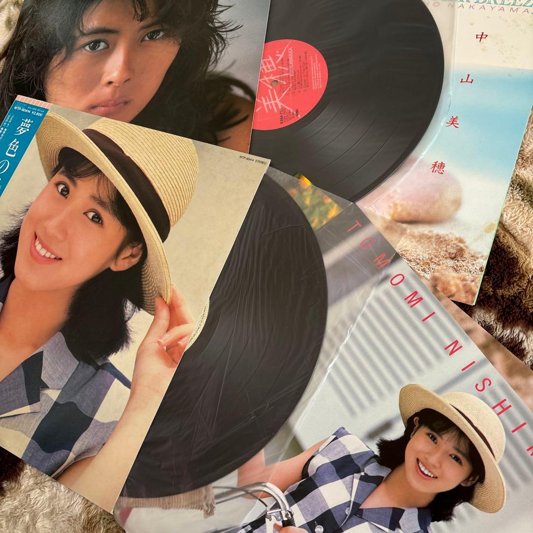 80年代アイドル／松田聖子／河合奈保子／中森明菜／小泉今日子／レコード／美盤