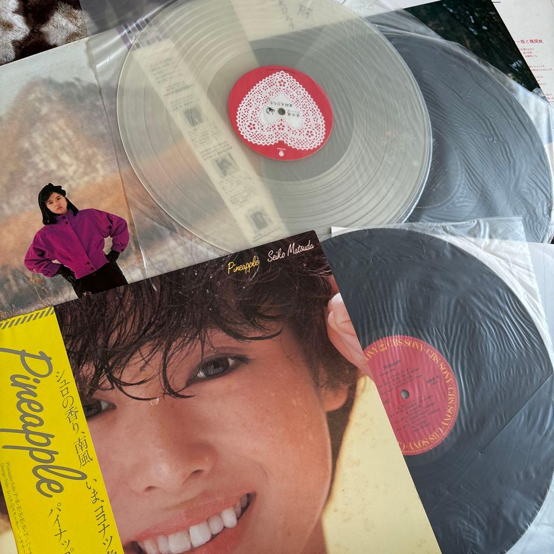 80年代アイドル／松田聖子／河合奈保子／中森明菜／小泉今日子／レコード／美盤