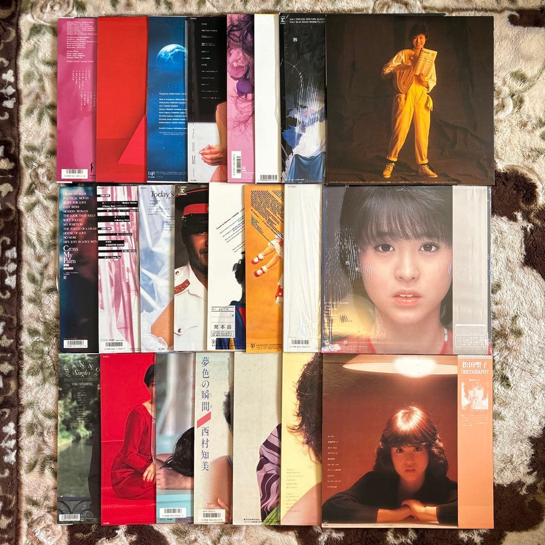80年代アイドル／松田聖子／河合奈保子／中森明菜／小泉今日子／レコード／美盤
