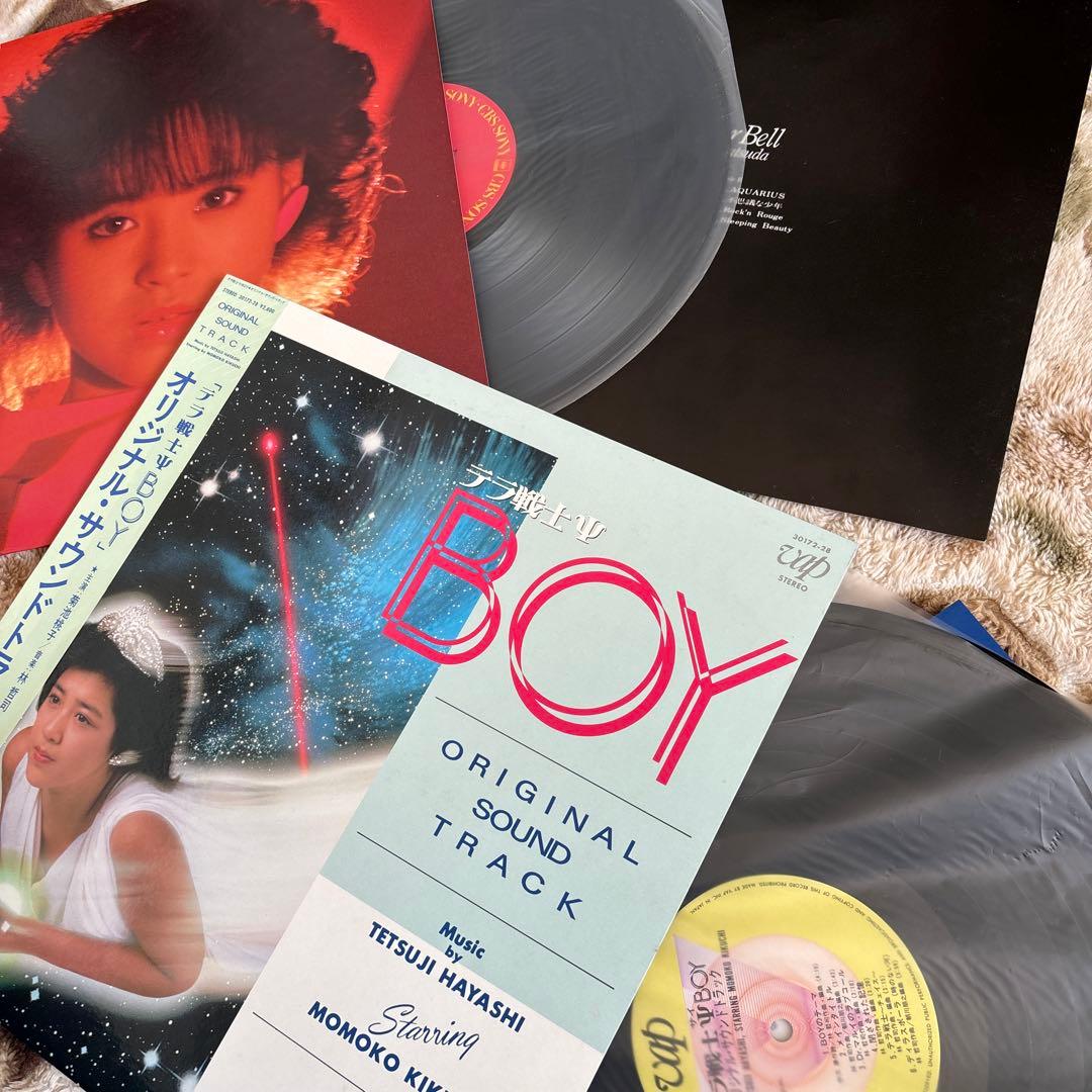 80年代アイドル／松田聖子／河合奈保子／中森明菜／小泉今日子／レコード／美盤