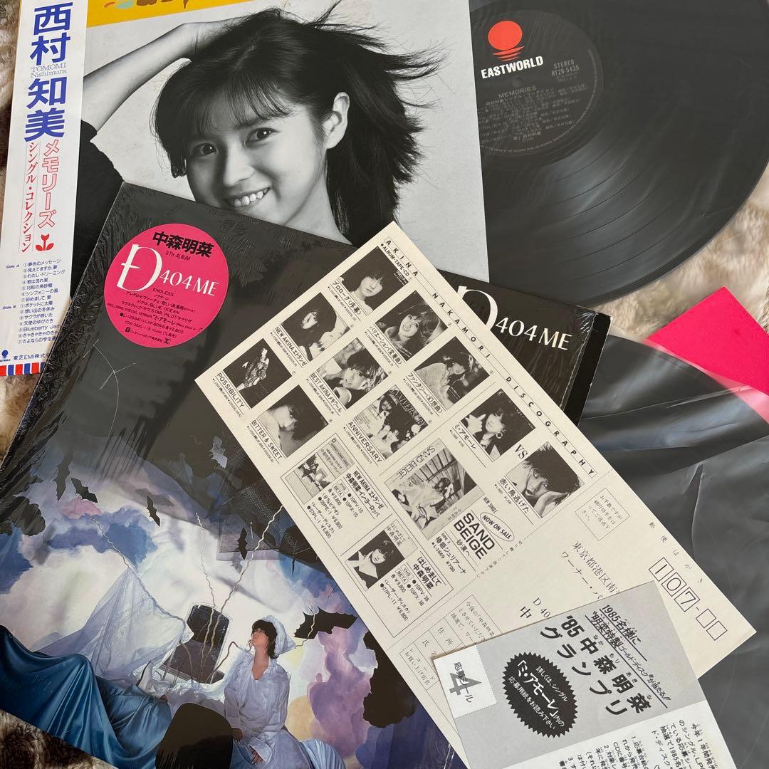 80年代アイドル／松田聖子／河合奈保子／中森明菜／小泉今日子／レコード／美盤