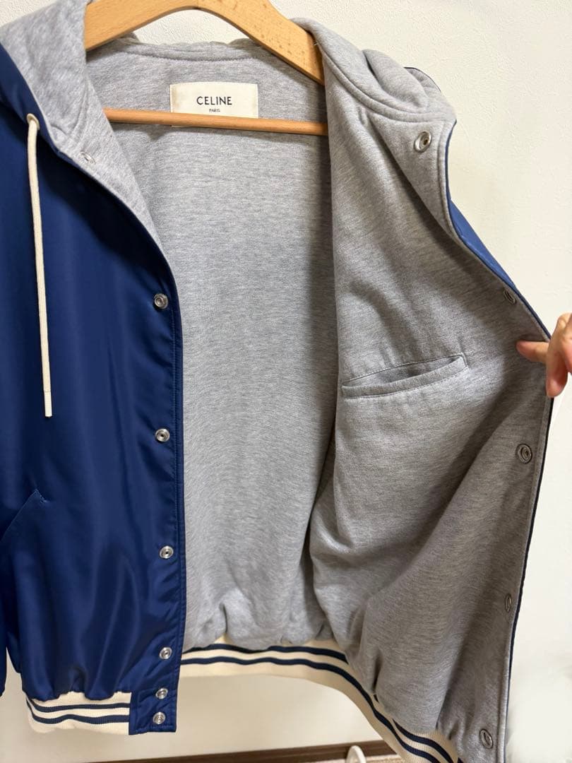 CELINE セリーヌ フード付きテディジャケット レディース38
