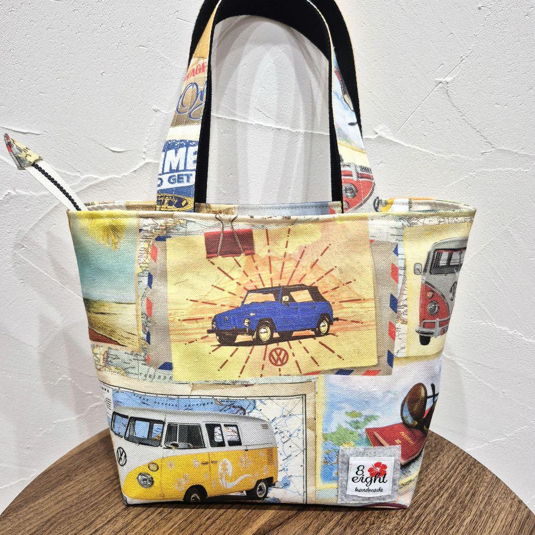 NO.225 Marimokunページ トートバッグ ワーゲンバス S3点